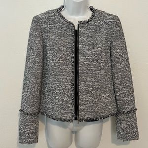 Gianni Bini Zipper Front Blazer